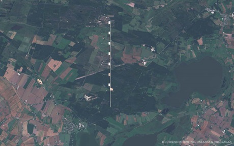 A satellite in Østerild